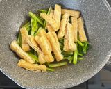 Foto langkah ke 3 dari resep ❤️ Tumis Horenso (Bayam Jepang) tanpa Minyak.