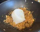 A picture of step 3 of Leftover Adobo Chicken Legs Fried Rice.