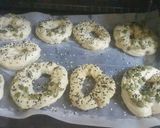 A picture of step 2 of Pizza dough bagels .