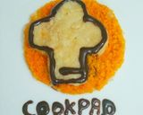 A picture of step 3 of Motichoor Choco Kalakand Cake.