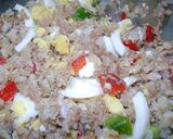 Foto del paso 10 de la receta: Ensaladaarco iris ( de arroz con atun ) y salchichas rellenas!!!!