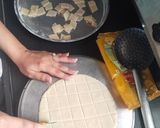 A picture of step 3 of Sweet Shakkarpare (Indian Sweet Fried Pastry).