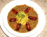 Foto del paso 4 de la receta: Lentejas a la jardinera con arroz azafrán y choricillos