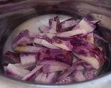 A picture of step 2 of Purple Sweet potato chips.