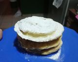 Foto del paso 4 de la receta: Pan Cakes rellenos de dulce de leche💣