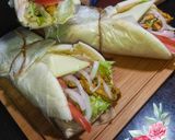 A picture of step 9 of Peri Peri Shawarma.