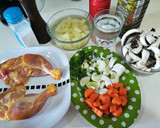 Foto del paso 1 de la receta: Pollo a la jardinera con cerveza
