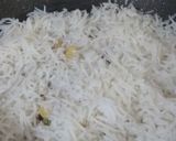 A picture of step 3 of Navratna Pulao.