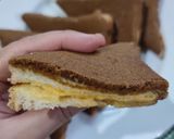 Foto langkah ke 5 dari resep 53. Cheese Coffee Toast Viral ala Rotiboy 🧀☕🍞.