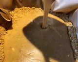 A picture of step 5 of Millionaire shortbread.
