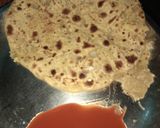 A picture of step 8 of Paneer Paratha.