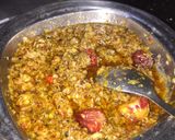 A picture of step 2 of Chicken Achari.
