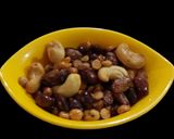 A picture of step 4 of Fried dry fruits dry chutney (Chevdo).