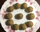 A picture of step 5 of Sesame Coconut Peanut Ladoo.