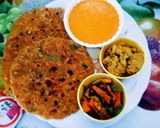 A picture of step 5 of Healthy tasty delicious multigrain flour and besan veggi Chilla.