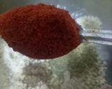 A picture of step 3 of Bedmi puri.