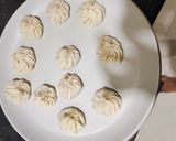 A picture of step 4 of Manchurian Momos.