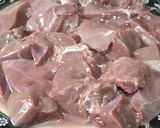 A picture of step 1 of Mutton liver.