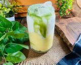 Foto langkah ke 6 dari resep Es Tape Creamy Matcha.