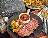 Foto langkah ke 4 dari resep Tenderloin Steak BBQ Sauce.