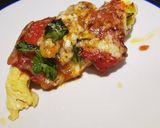 Foto del paso 4 de la receta: Pizza de pollo con 2 quesos!