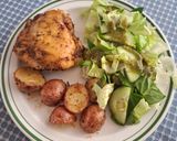 Foto del paso 5 de la receta: Muslos con papas al horno