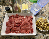 Foto del paso 1 de la receta: Filetes gratinados con champiñones