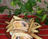 A picture of step 4 of Special Shawarma.