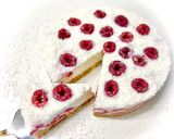 Foto del passaggio 8 della ricetta Torta fredda cocco e lamponi