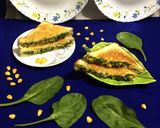 A picture of step 12 of Spinach Sweet Corn Sandwich.