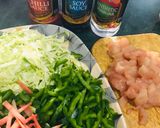 A picture of step 2 of Coloured pasta.