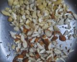 A picture of step 2 of Dates n dry fruit roll.