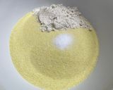 A picture of step 1 of Masala puri.