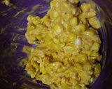 A picture of step 2 of Sweet corn pakoda.