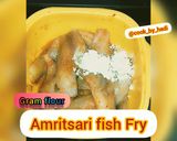 A picture of step 2 of Amritsari fish Fry with finger chip.