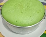 Foto langkah ke 6 dari resep Bluder Pandan Menul no mixer no oven.
