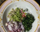 รูปขั้นตอนการทำที่ 1 ของ พล่าสันคอหมูสไลด์ by ChefTukkata