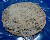 A picture of step 5 of Potato Sabzi Pizza.