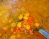 A picture of step 11 of Chole curry.