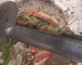 A picture of step 3 of Masala khichdi.