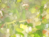 Tarta de pollo y puerro
