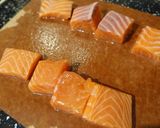 A picture of step 2 of Grilled salmon soaked in soy sauce.