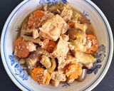 Hình bước làm 6 của món Đậu hũ kho cà tím, cà rốt (món chay)