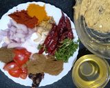 A picture of step 1 of Lauki kofta.