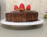 Foto del paso 5 de la receta: Bizcocho sencillo con capita de chocolate.🤩❤️