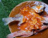 Foto langkah ke 6 dari resep Kakap goreng asam manis.