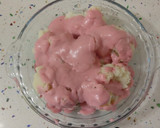 Foto del paso 6 de la receta: Salmón en crema de eneldo y coliflor con bechamel de remolacha