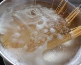 A picture of step 1 of Spinach Riccotta Pasta.
