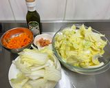 蒜炒蝦米大白菜的食譜步驟1照片