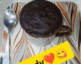 A picture of step 4 of Eggless Chocolate Mug Cake in Microwave.